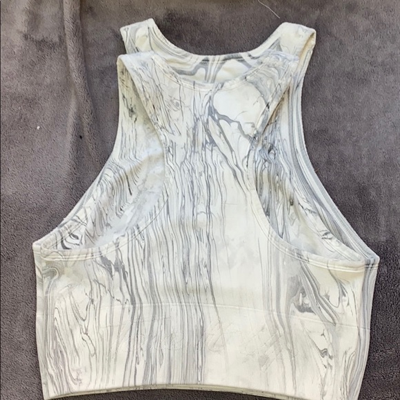 marble earth choker crop/bra with mid fire legging - Picture 14 of 16